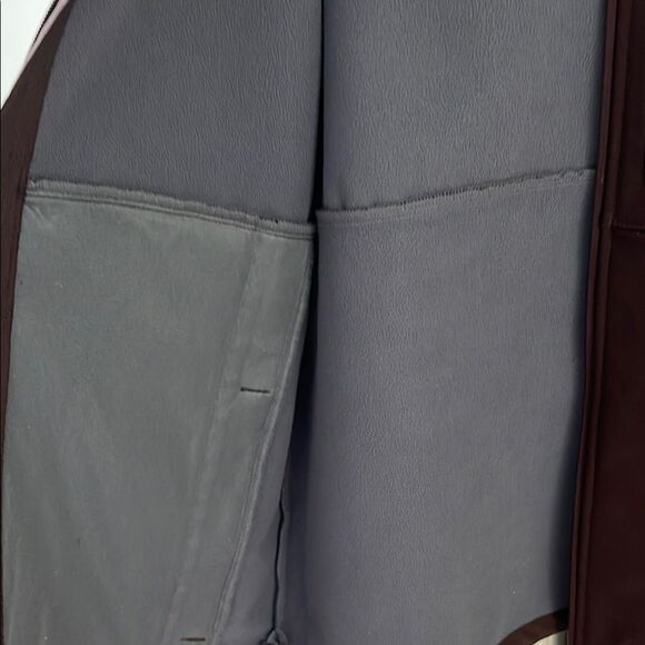 Columbia Mens Brown and Gray Performance Jacket Fleece Warmth - Picture 5 of 7